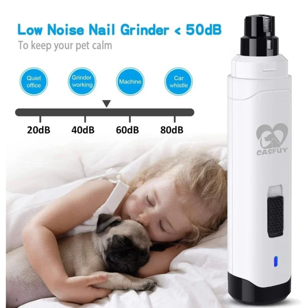 Pet Nail Grinder Professional 2 Speed Electric Rechargeable Painless On Paws